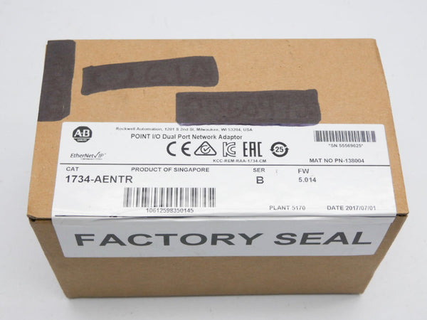 INDUSTRIAL SPARE PART 1734-AENTR SER. B F/W 5.014 DATE: 2017 NSFS