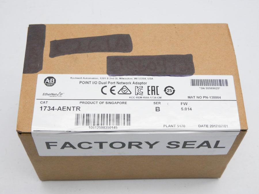 ALLEN BRADLEY 1734-AENTR SER. B F/W 5.014 DATE: 2017 NSFS