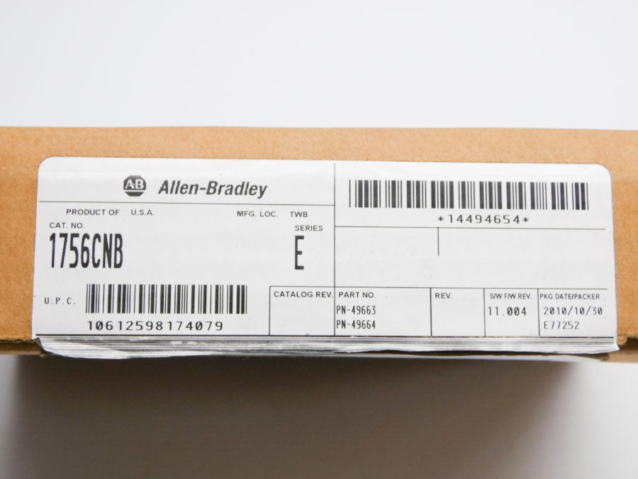 ALLEN BRADLEY 1756-CNB SER. E F/W 11.004 24VDC NSMP