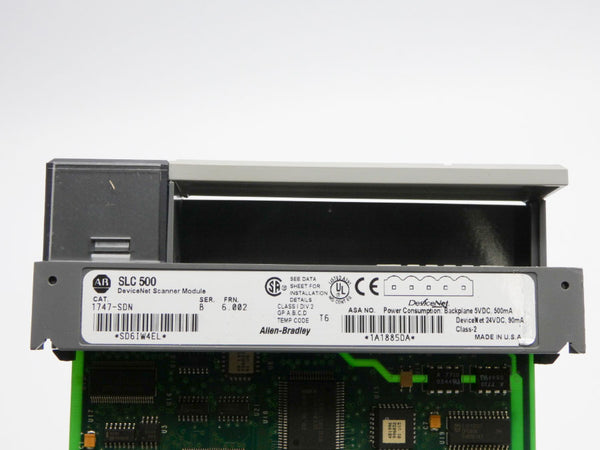 ALLEN BRADLEY 1747-SDN SER. B F/W 6.002 24VDC (NO TERMINAL) NSNP