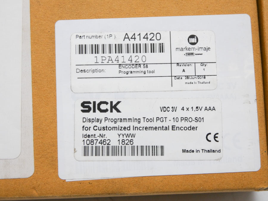 SICK PGT-10-PRO-S01 1087462 3V NSMP