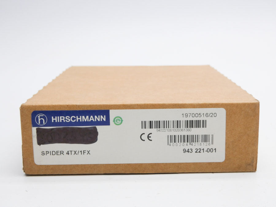 HIRSCHMANN SPIDER 4TX/1FX 943221-001 9.6-32VDC NSMP
