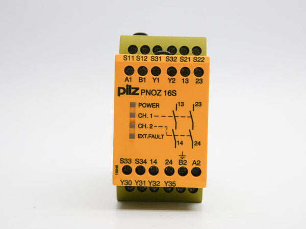PILZ PNOZ-16S-24VAC-24VDC-2N/O-2SO 774070 24V 8.0A NSNP