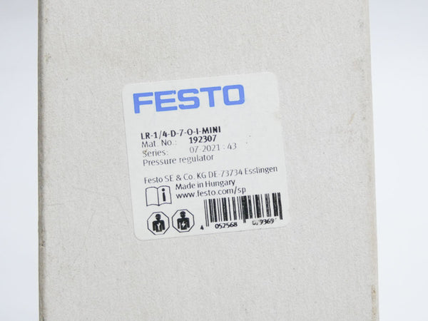 FESTO LR-1/4-D-7-O-I-MINI 192307 240PSI NSMP