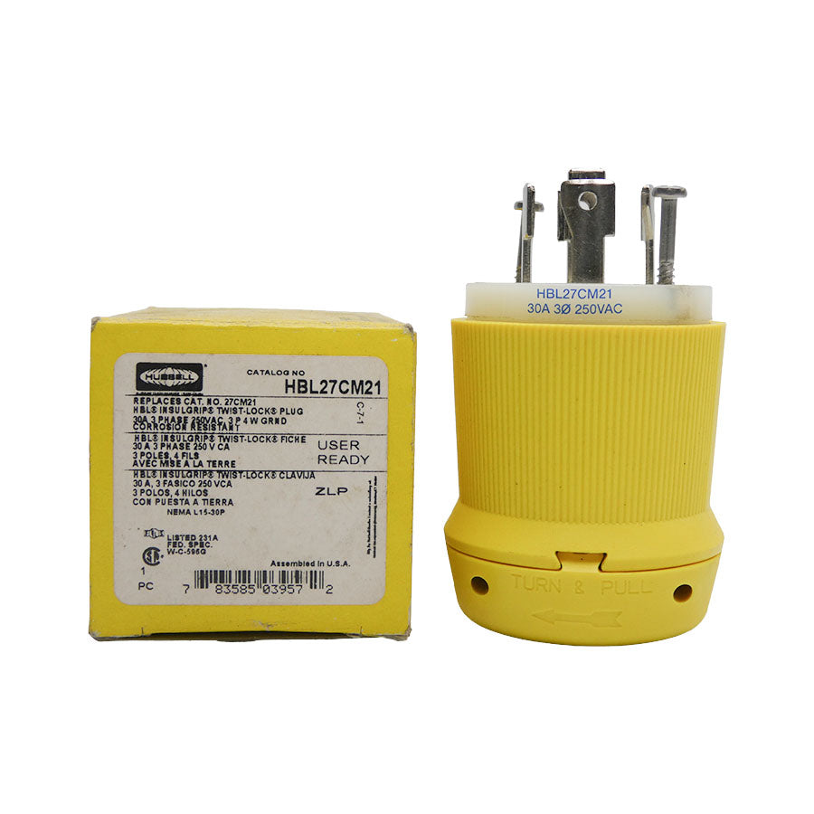 HUBBELL HBL27CM21 250VAC 30A NSMP