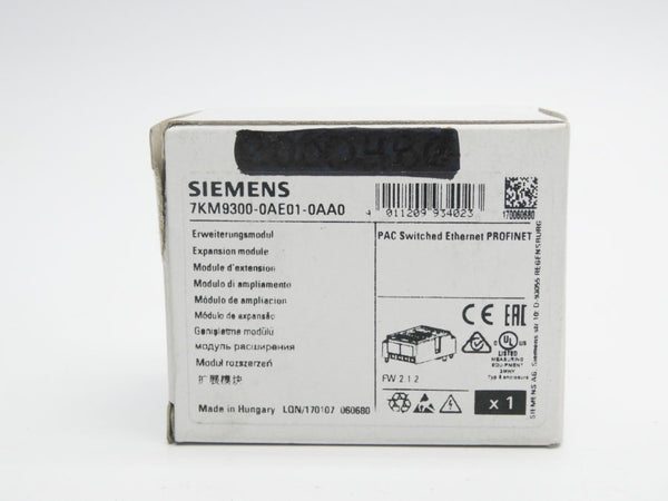 SIEMENS 7KM9300-0AE01-0AA0 F/W 2.1.2 NSMP