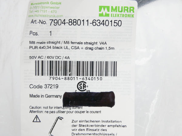 MURR ELEKTRONIK 7904-88011-6340150 60VDC 4A NSMP