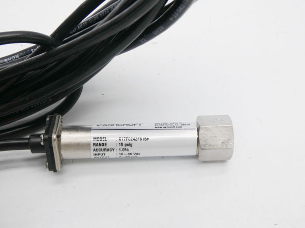 ASHCROFT K1-7-F02-42-F8 10-36VDC 15PSI NSMP