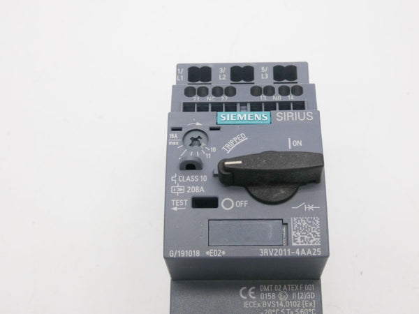SIEMENS 3RV2011-4AA25 277V 10-16A NSMP