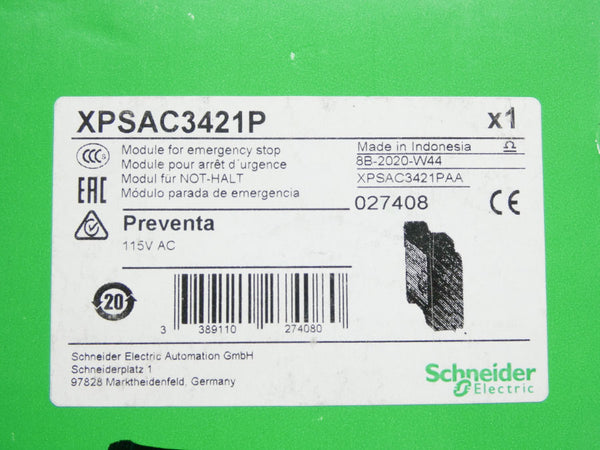SCHNEIDER ELECTRIC XPSAC3421P 115VAC 2A NSMP