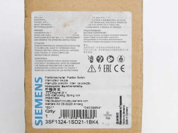 SIEMENS 3SF1324-1SD21-1BK4 24V NSMP