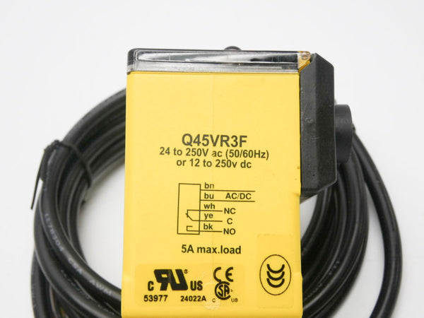 BANNER ENGINEERING Q45VR3F 53977 12-250VDC (NO ACCESSORIES) NSMP