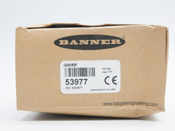 BANNER ENGINEERING Q45VR3F 53977 12-250VDC (NO ACCESSORIES) NSMP