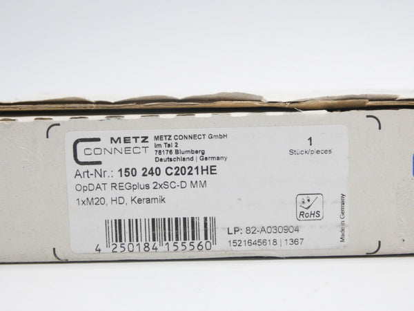 METZ CONNECT 150240C2021HE NSMP