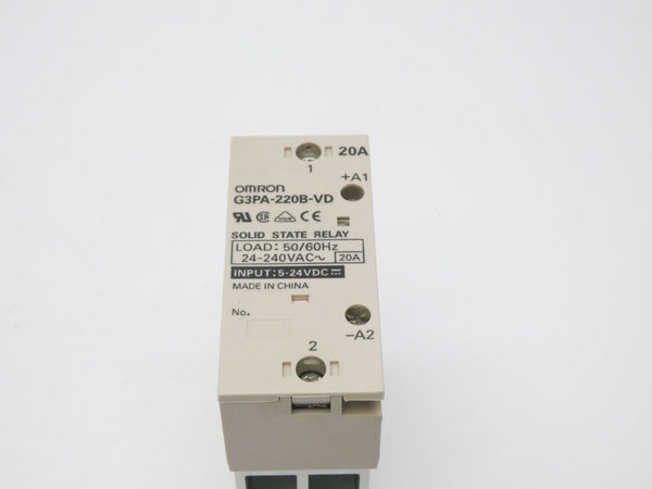 OMRON G3PA-220B-VD 5-24VDC 20A NSMP