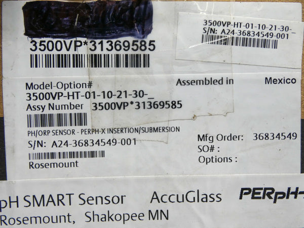 ROSEMOUNT 3500VP-HT-01-10-21-30 NSMP