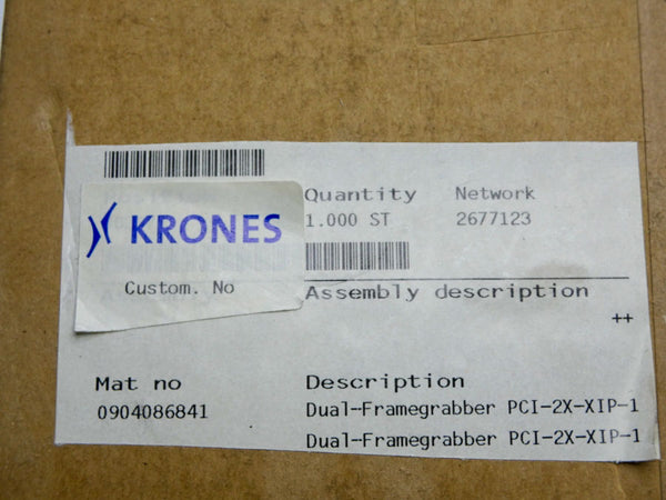 KRONES 0-904-08-684-1 PCI-2X-XIP-10M-V NSMP