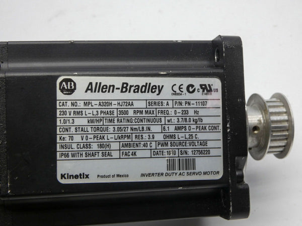 INDUSTRIAL SPARE PART MPL-A320H-HJ72AA SER. A 230V 6.1A UNMP