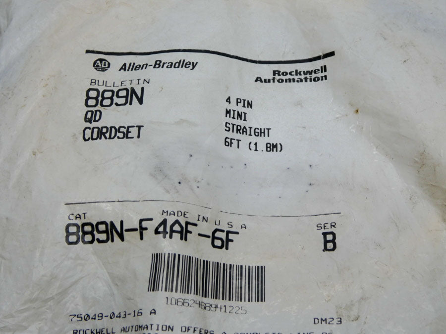 ALLEN BRADLEY 889N-F4AF-6F SER. B 600V 10A NSMP