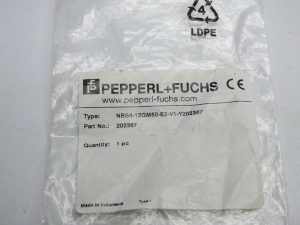 PEPPERL+FUCHS NBB4-12GM50-E2-V1-Y202367 0-901-44-369-6 (NO ACCESSORIES) NSMP