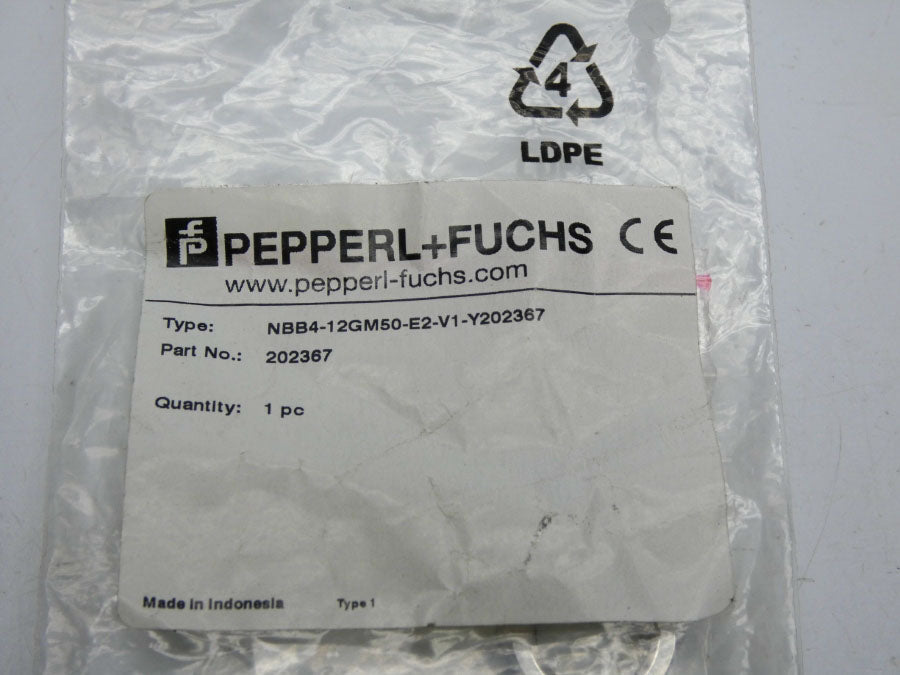 PEPPERL+FUCHS NBB4-12GM50-E2-V1-Y202367 0-901-44-369-6 NSMP