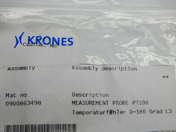 KRONES 0900863498 PT100 NSNP