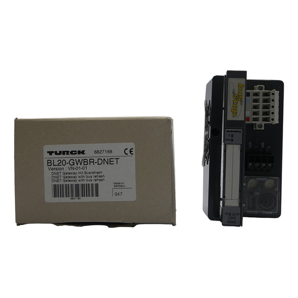 TURCK BL20-GWBR-DNET 6827168 F/W V5.07 VER. VN-01-01 24VDC NSMP