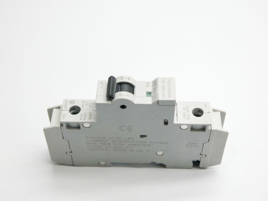 CUTLER-HAMMER WMTC1003 240V 3A NSNP