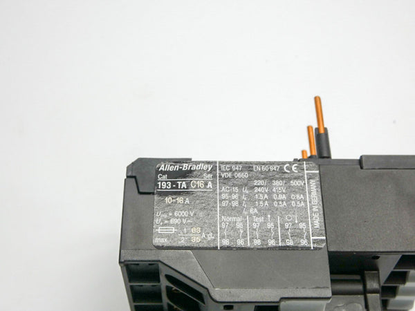 INDUSTRIAL SPARE PART 193-TAC16 SER. A 690V 10-16A (WH) NSMP