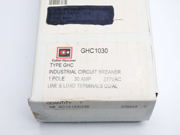 CUTLER-HAMMER GHC1030 277VAC 30A NSMP