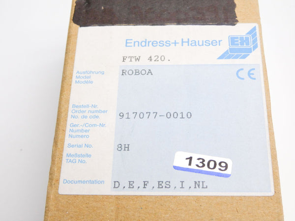 ENDRESS+HAUSER FTW420-R0B0A 917077-0010 110V NSMP