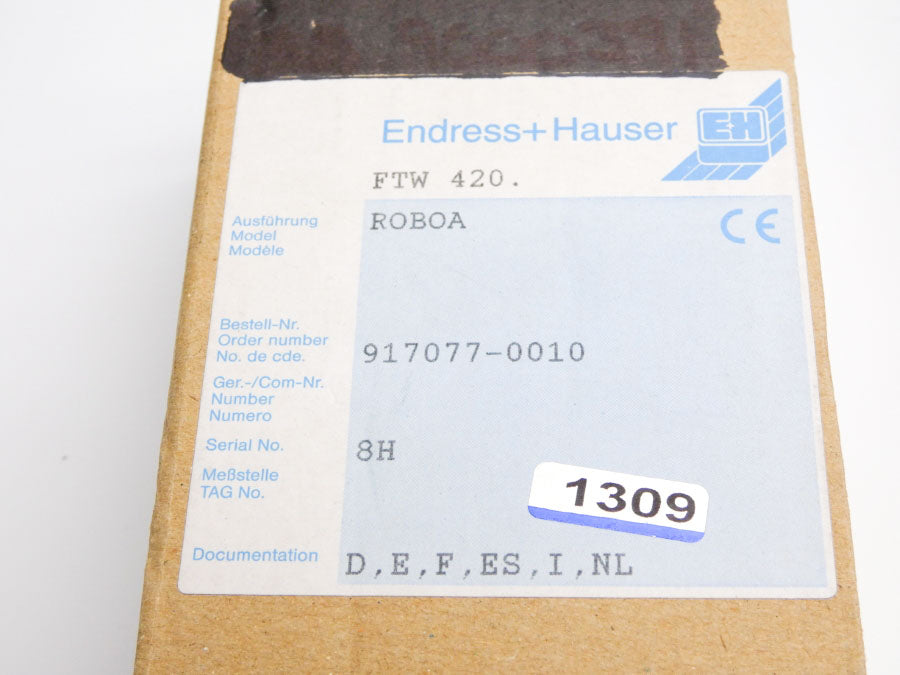 ENDRESS+HAUSER FTW420-R0B0A 917077-0010 110V NSMP