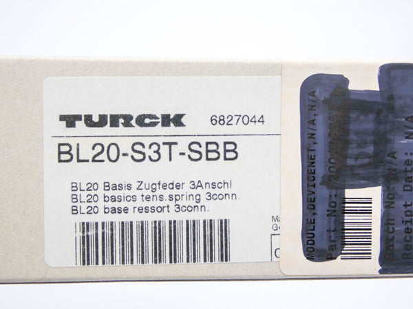 TURCK BL20-S3T-SBB 6827044 NSMP