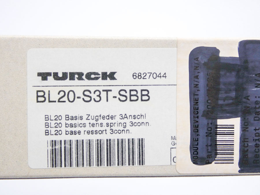 TURCK BL20-S3T-SBB 6827044 NSMP