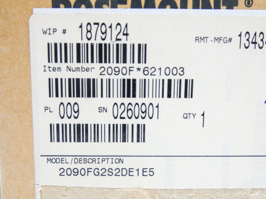 ROSEMOUNT 2090FG2S2DE1E5 10.5-36VDC 0-150PSI NSMP
