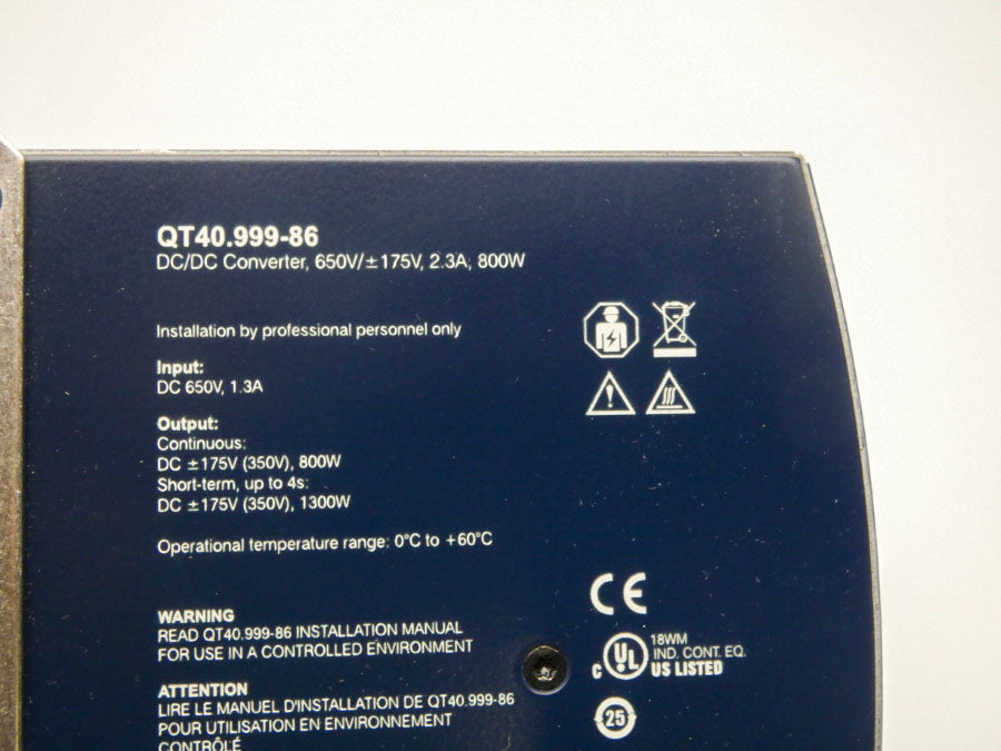 PULS QT40.999-86 650VDC 2.3A NSMP
