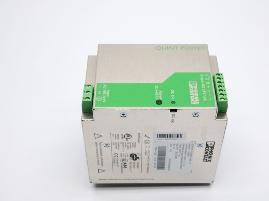 PHOENIX CONTACT QUINT-PS/100-240AC/24DC/10 2938604 100-240VAC 10A NSMP