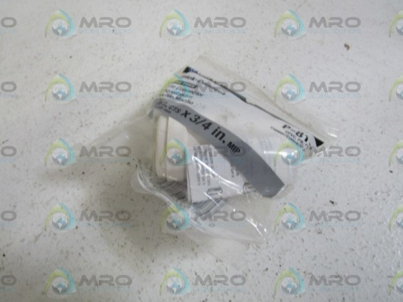 LOT OF 3 WATTS MALE CONNECTOR 3/4"X3/4" P-810 NSMP