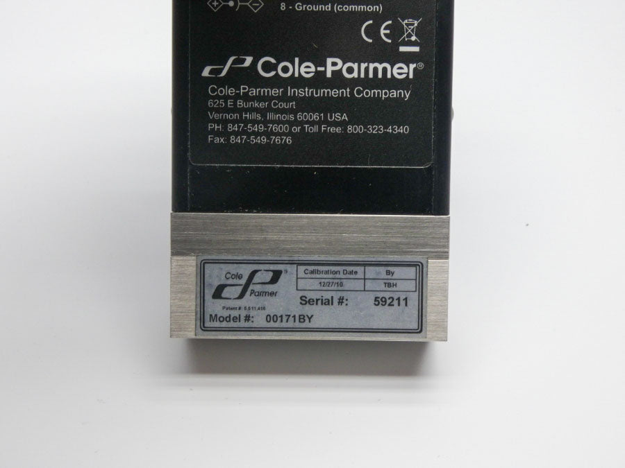 COLE-PARMER 00171BY 5.12VDC (0-100SCCM) NSMP