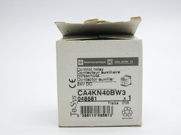 TELEMECANIQUE CA4KN40BW3 24VDC NSMP
