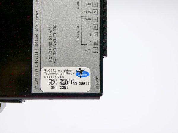 GLOBAL WEIGHING MP30/01 11-36VDC NSNP