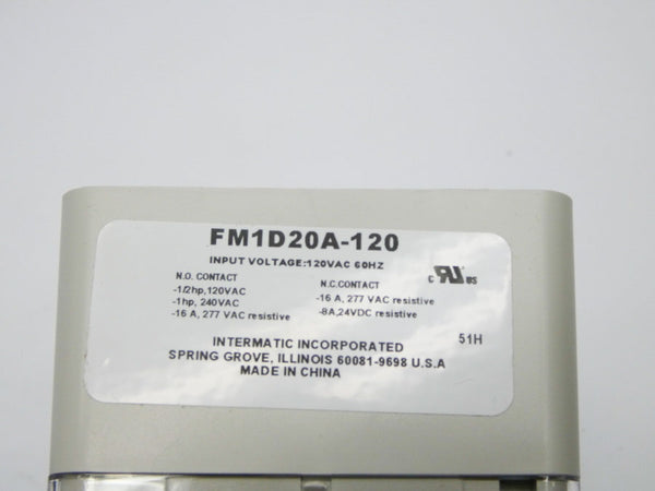 INTERMATIC FM1D20A-120 277V 16A 24HR NSMP