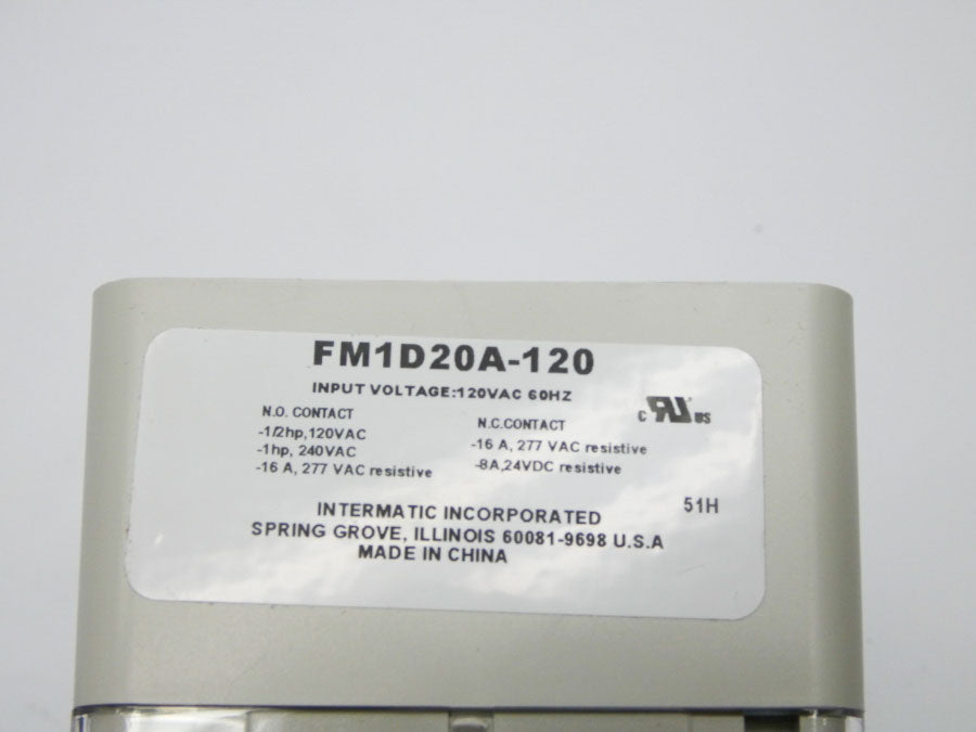 INTERMATIC FM1D20A-120 277V 16A 24HR NSMP