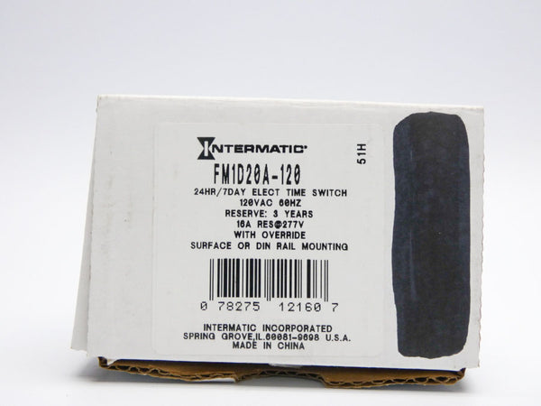 INTERMATIC FM1D20A-120 277V 16A 24HR NSMP