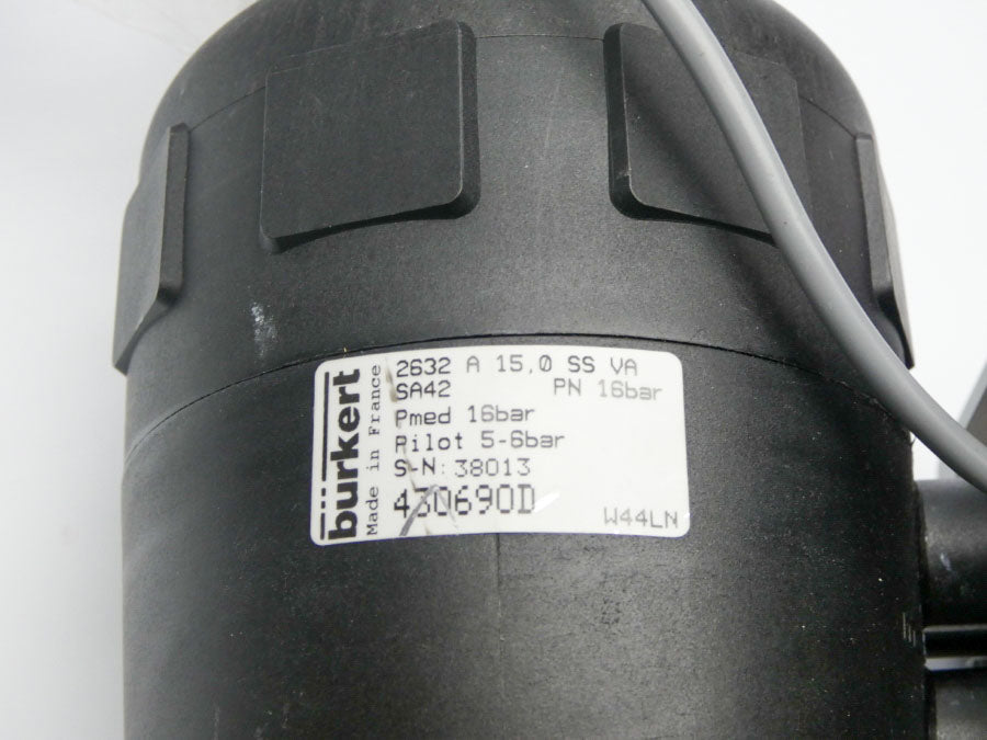 BURKERT 2632A15.0SSVA 430690D 642292A NSNP