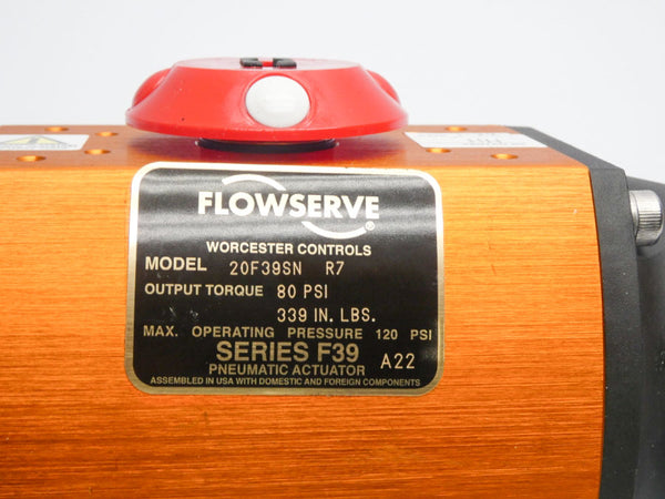 FLOWSERVE 20F39SNR7 120V 120PSI (AS IS) NSNP