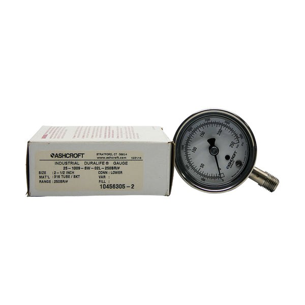 ASHCROFT 25-1009-SW-02L-250BR# 3500PSI NSMP