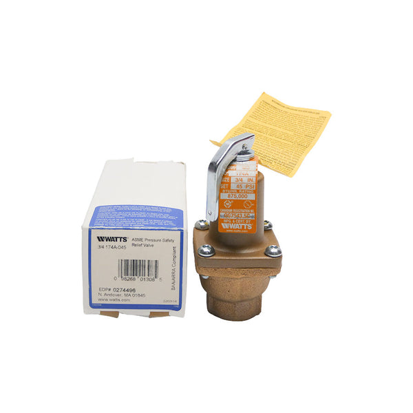 WATTS 0274496 174A-045 3/4" 45PSI NSMP