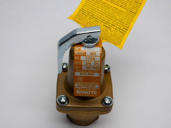 WATTS 0274496 174A-045 3/4" 45PSI NSMP