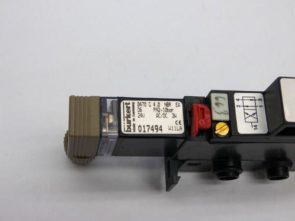 BURKERT 0470G4.0NBREAD6 017494 24V UNMP